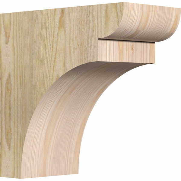 Ekena Millwork Yorktown Rough Sawn Corbel, Douglas Fir, 6"W x 12"D x 12"H COR06X12X12YOR00RDF - main